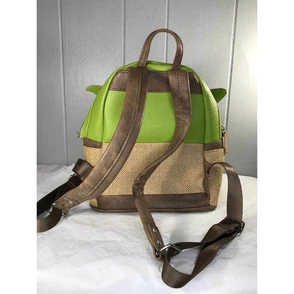 Disney parks Exclusive Star Wars Master YODA Loungefly Mini Backpack Bag SEE PIC main image 9